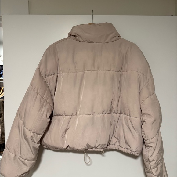 H&M Beige Puffer Jacket - Picture 2 of 3